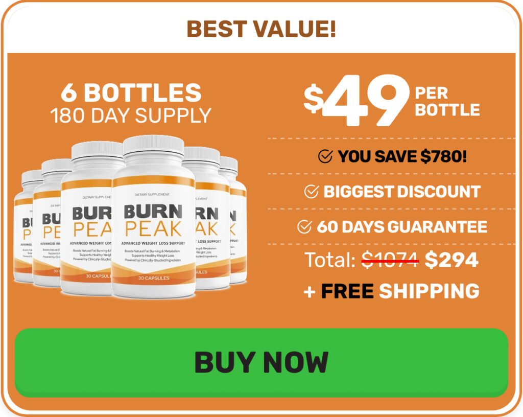 Burnpeak $49 - 6 bottles