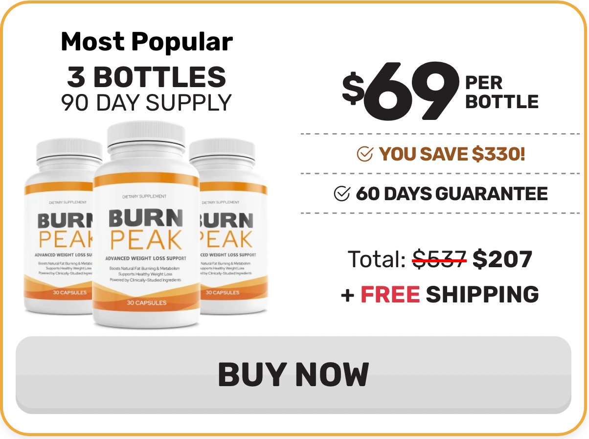 Burnpeak $69 - 3 bottles
